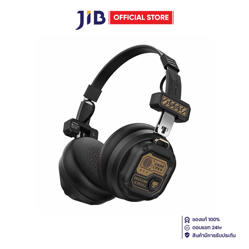 WIRELESS HEADSET (หูฟังไร้สาย) ONIKUMA GT803 - BLACK