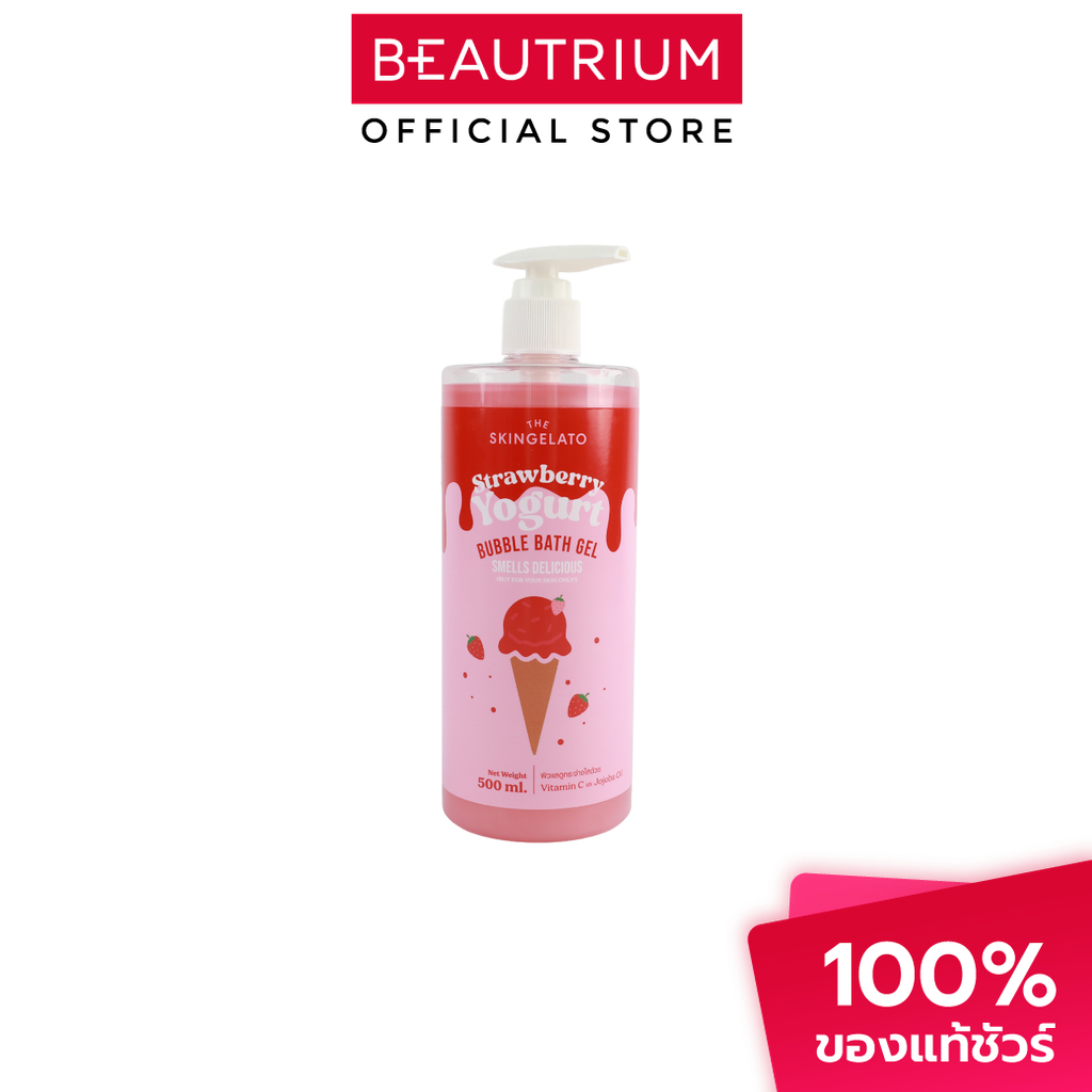 THE SKINGELATO Bubble Bath Gel ผลิตภัณฑ์ทำความสะอาดผิวกาย 500ml