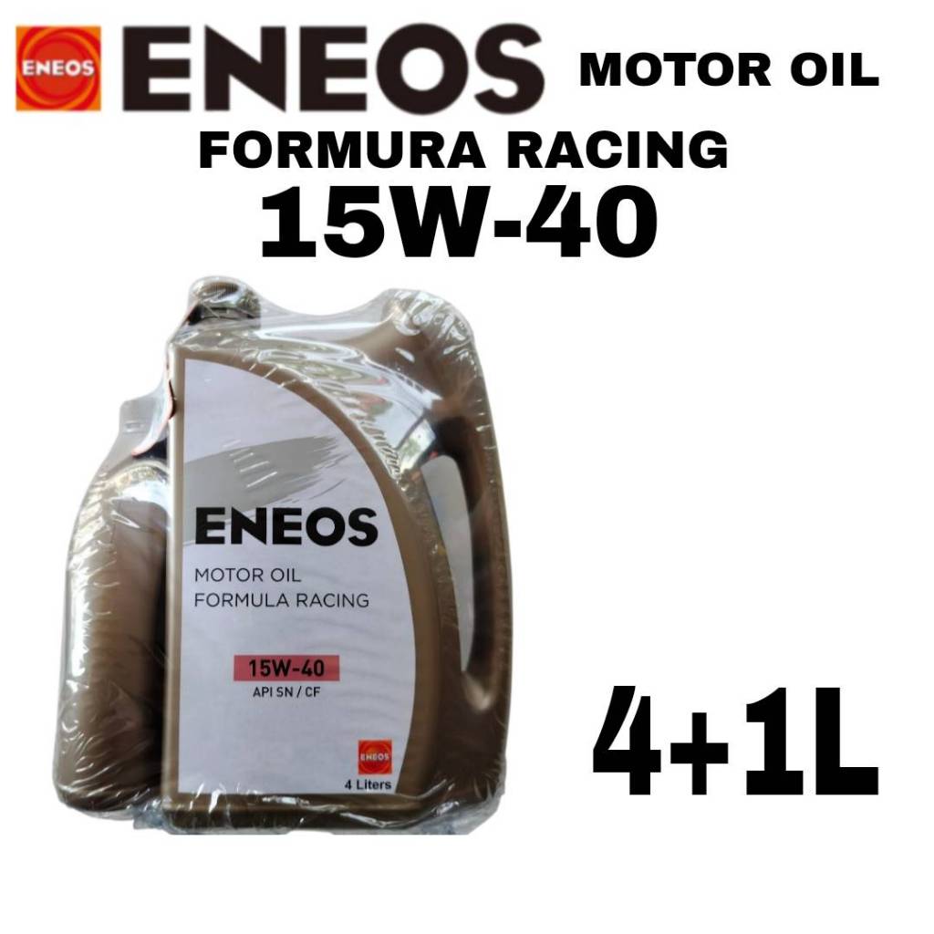 น้ำมันเครื่องเบนซิน ENEOS  Formula Racing 15w-40 / 4+1ลิตรน้ำมันเครื่องเบนซิน ENEOS  Formula Racing 