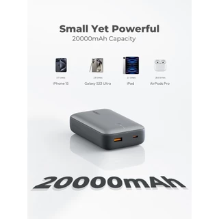 [Grey] AUKEY Spark Mini พาวเวอร์แบงค์ชาร์จเร็ว 10000 / 20000mAh PD 20W & SCP 22.5W PB-Y55/PB-Y57