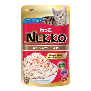 [ส่งด่วน] อาหารแมวเปียก Nekko (1 แพค 12 ซอง) มีให้เลือกหลายรส
