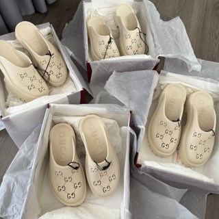 Gucci Platform Perforated G Sandal  *กรุณาทักแชทเพื่อเช็คสต็…