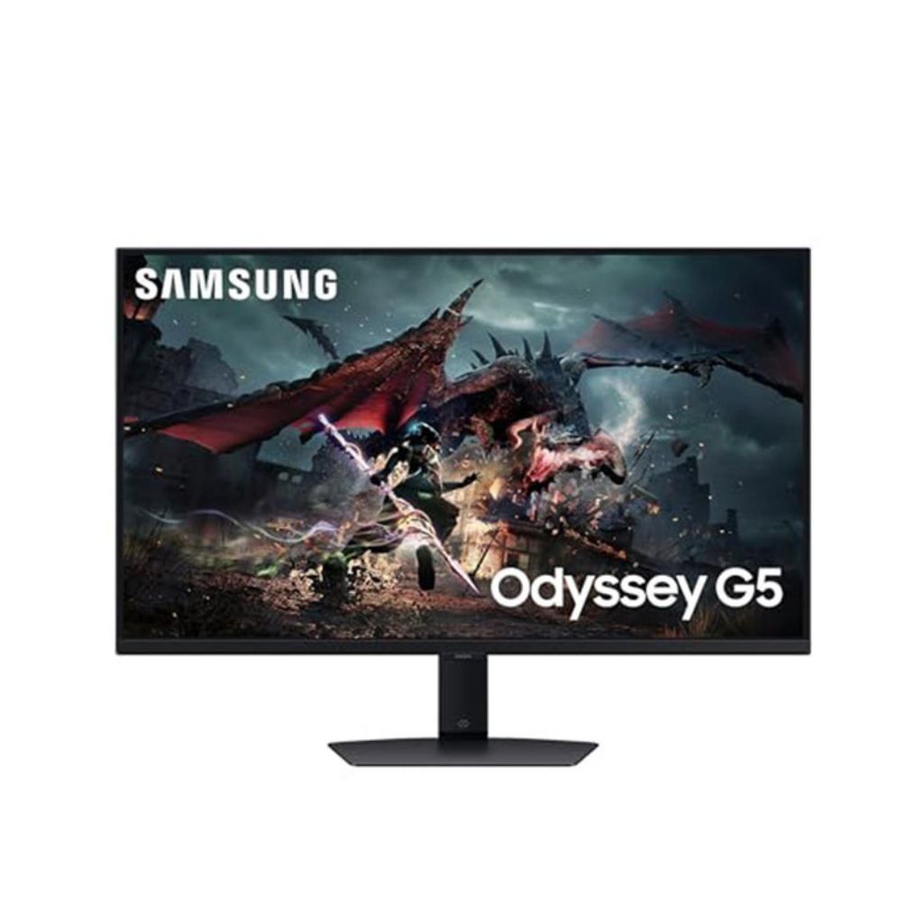 มือสองสภาพใหม่มากประกันศูนย์  32" odyssey g5 g50d qhd 180hz gaming monitor รุ่น ls32dg502eexxt
