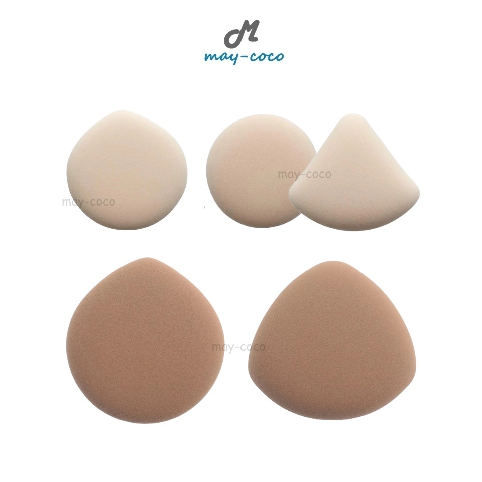 ถูก/แท้/มีไลฟ์ พัฟ Supermom Marshmallow Puff ซุปเปอร์มัม พัฟมาชเมลโล่ พัฟนุ่ม ทรงหยดน้ำปลายแหลม ทรงกลม ทรงสามเหลี่ยม