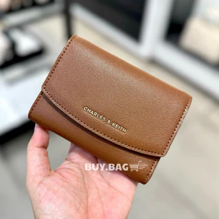 CHARLES & KEITH ( ใช้โค้ดลด30% ) CK6-10770633 size.XXS กระเป๋าสตางค์ใบสั้น ของแท้จากช็อป100%