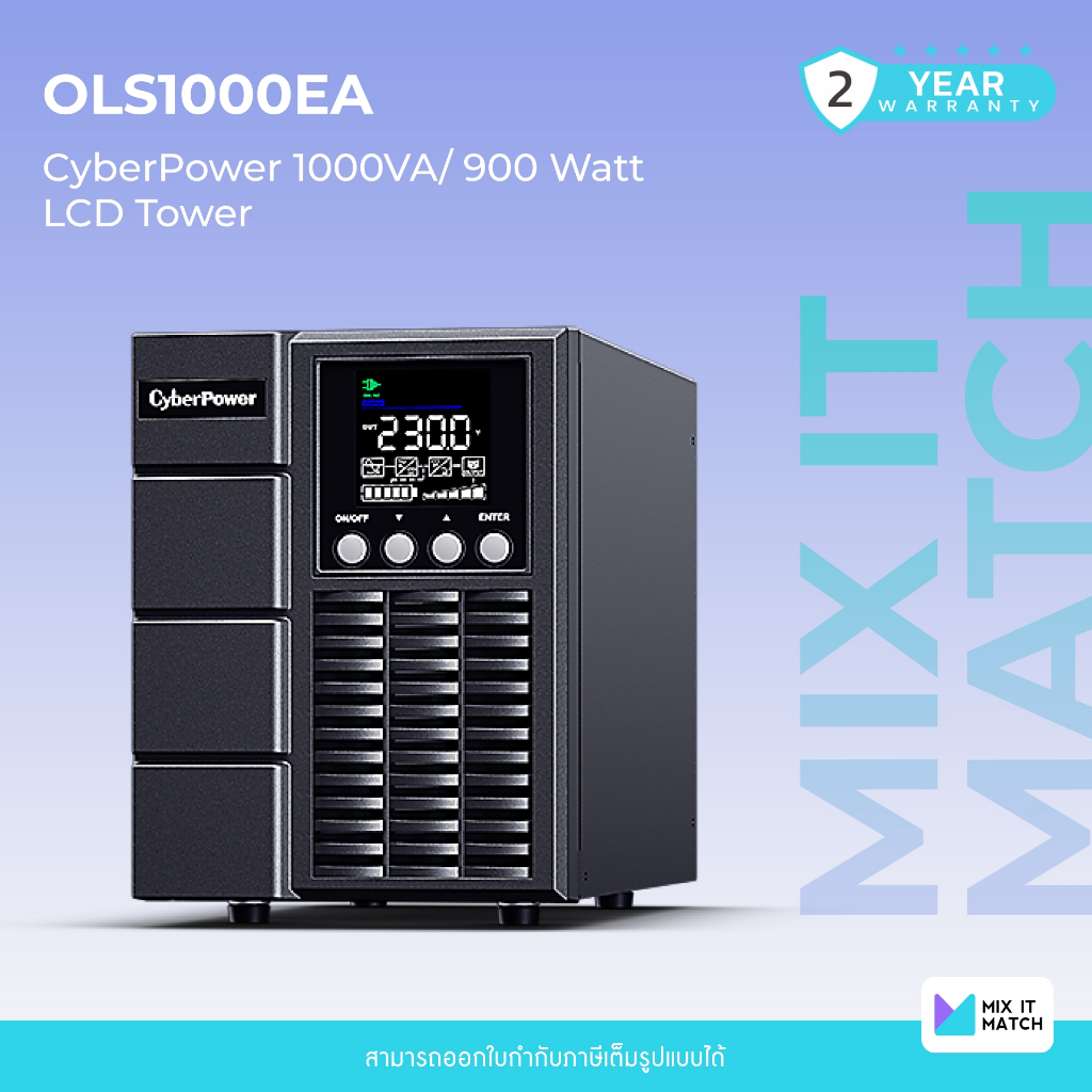 CyberPower OLS1000EA 1000VA/900Watt Online UPS Tower (OLS1000EA)