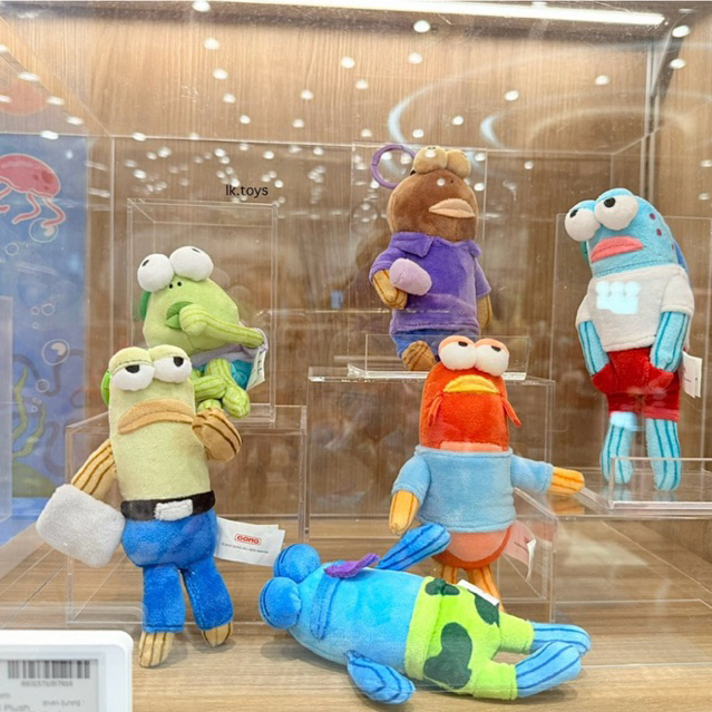 พร้อมส่ง  Codeลด25% ราคาต่ำช้อป❗️พวงกุญแจห้อยกระเป๋าBikini Bottom Buddies ปลาตีน ลุ้นSecret/เลือกตัว เช็คการ์ด แท้