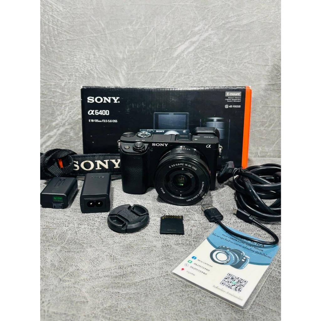 กล้องไลฟสด sony a6400 vlog 4k sonya6400