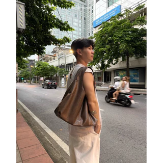 mdmd | go-to tote bag กระเป๋าหนัง PU ทรง Tote Bag