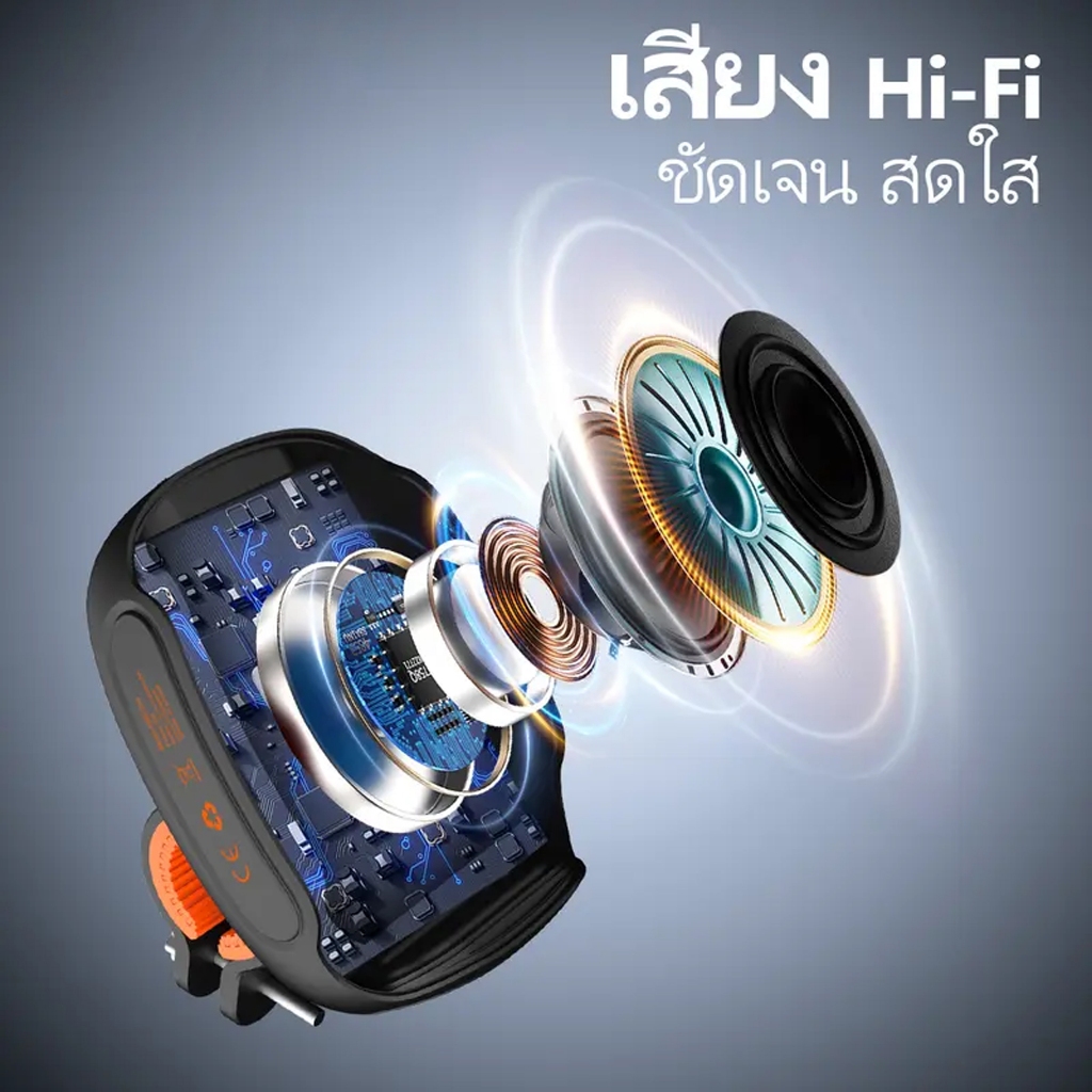 รุ่น KMS299 ลำโพงบลูทูธไร้สาย TWS ขนาด 5.2 มม. เสียงดี ลำโพงไฮไฟกันน้ำระดับ IPX6 สำหรับจักรยาน มอเตอร์ไซค์ กลา - รูปที่ 7