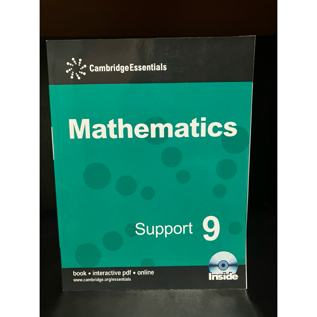 หนังสือ : English | Cambridge Essentials Mathematics Support 9 (for grade 7)