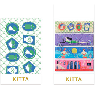 KITTA Collage (KITC) / Washi tape แบบแผ่นพร้อมใช้งาน รุ่น Co…