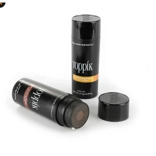 ส่งToppikแน่นอน 💋 สีดำ ผงไฟเบอร์ปิดผมบาง ผงไฟเบอร์ ผงโรยผม ผงไฟเบอร์ผม ผงโรยผมหนา ผงไฟเบอร์ใส่ผม