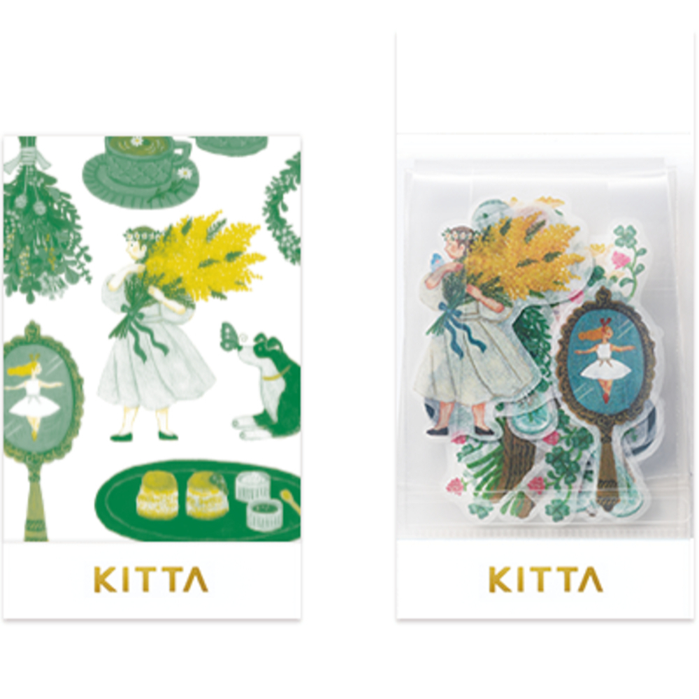 KITTA Flake (KITF) / Washi tape แบบแผ่นพร้อมใช้งาน รุ่น Flake แบรนด์ KITTA จากประเทศญี่ปุ่น