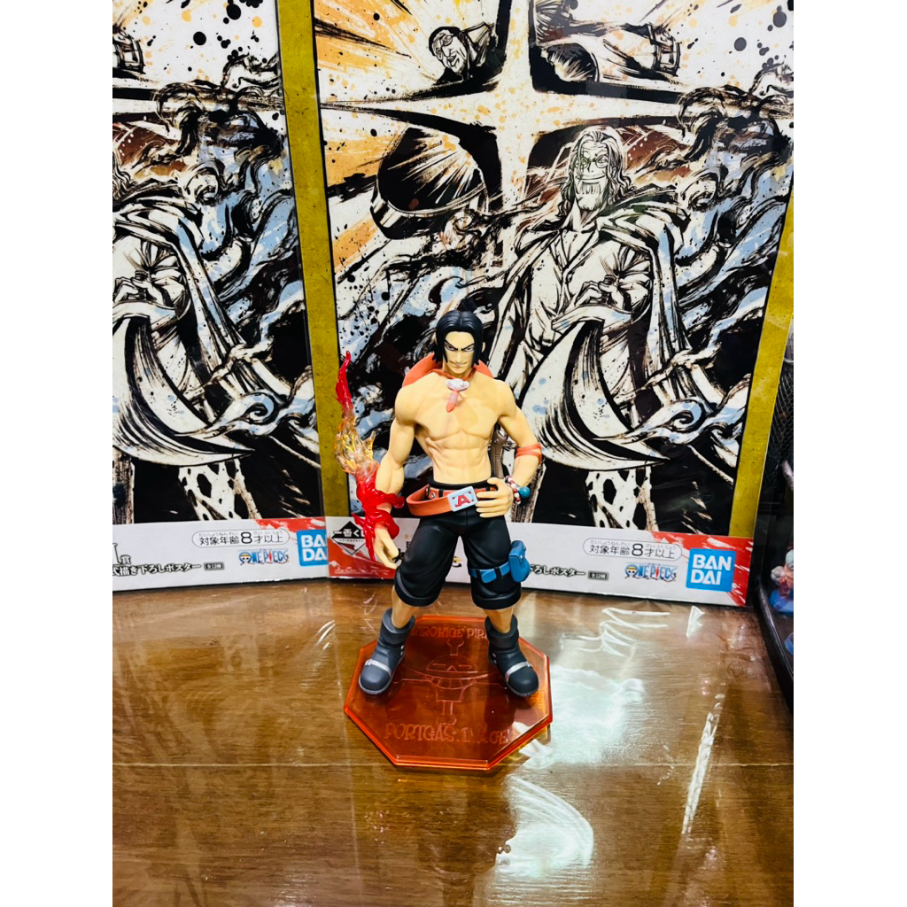 (P.O.P) แท้100% เอส หมัดเพลิง Ace POP Portrait Of Pirates ฟิกเกอร์ โมเดล วันพีช Figure Model One pie