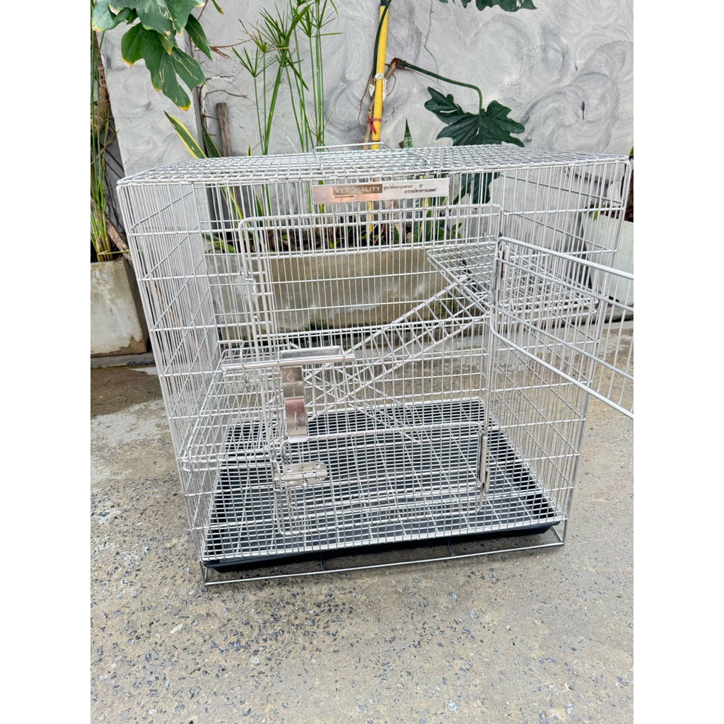กรงชูก้าไกเดอร์ กรงบุชเบบี้ กรงนก กรงแพรี่ด็อก กรงExotice สแตนเลสแท้เกรด 304 - รูปที่ 2