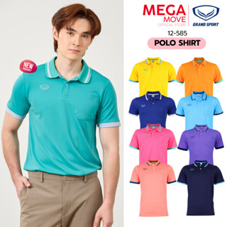 GRAND SPORT เสื้อคอปกชาย มีกระเป๋าอกซ้าย ซับเหงื่อ ระบายอากา…