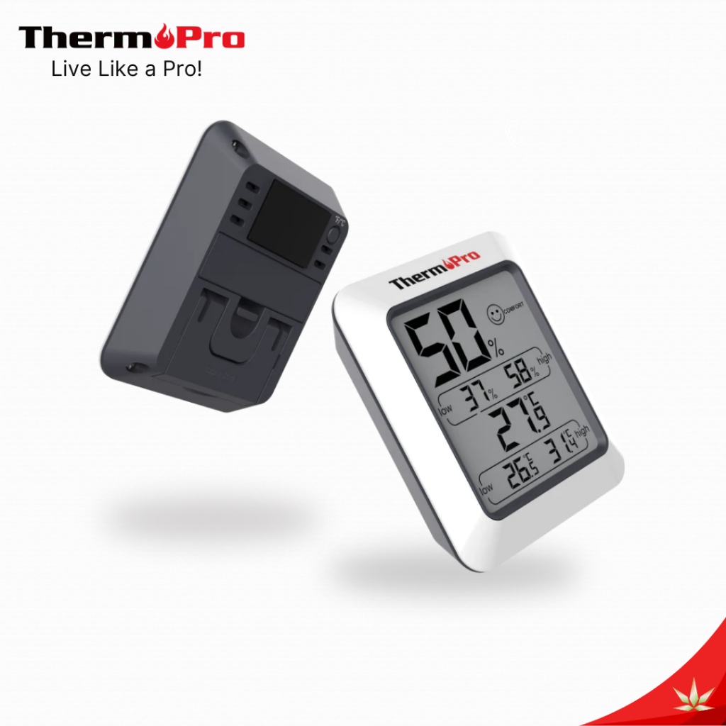 ThermoPro TP50 เครื่องวัดอุณหภูมิเเละความชื้นในร่มเเบบดิจิทัล ติดตามสภาพอากาศในบ้านได้ทันใจ
