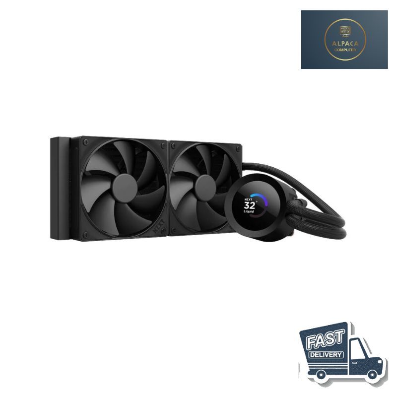 NZXT  KRAKEN PLUS 240 BLACK : RL-KN240-B2 (AIO LIQUID COOLING) สินค้าพร้อมส่ง