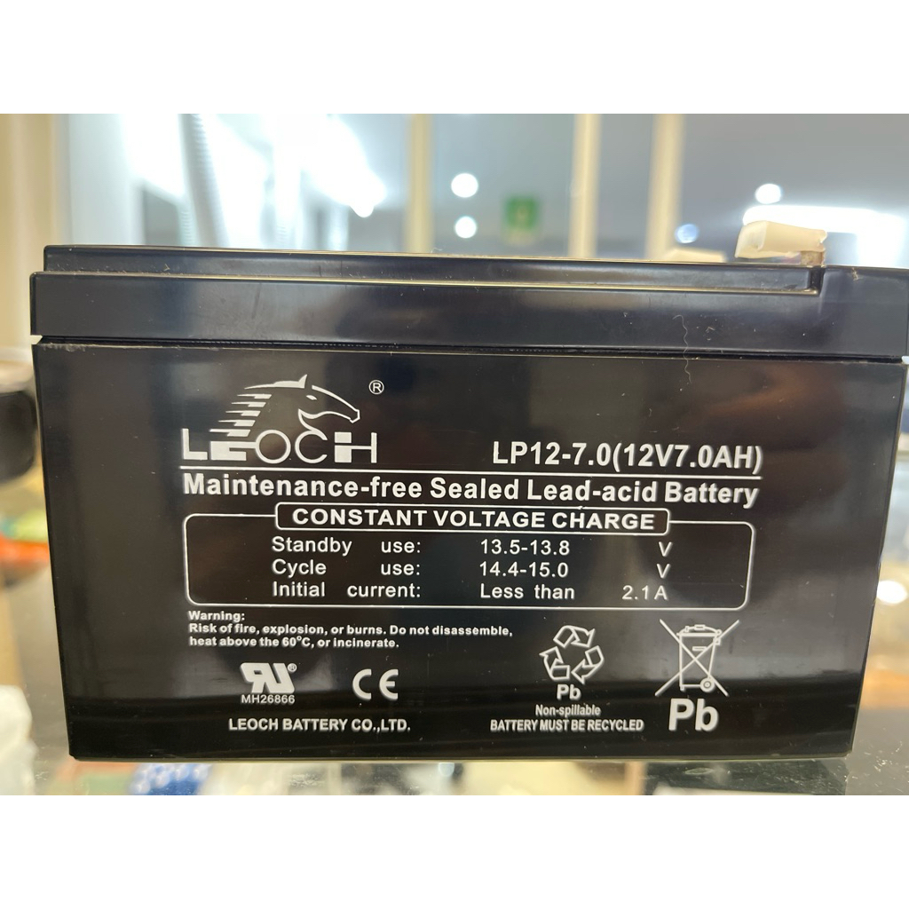LEOCH 12v 7.0 AH(สินค้าออกใบกำกับภาษีได้)