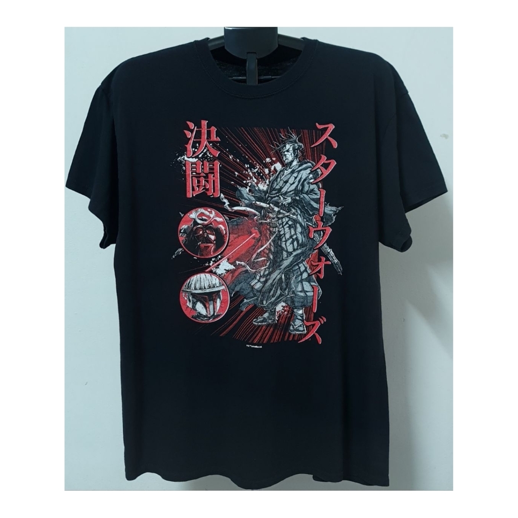 เสื้อ Star Wars Visions Ronin Samurai (Vader & Boba Fett) สภาพใหม่#เสื้อมือสอง#เสื้อแนววินเทจ#เสื้อม