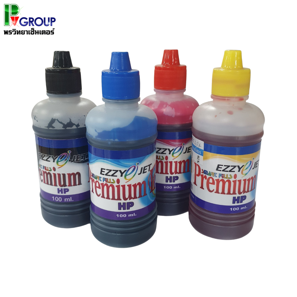 Ezzy-jet Inkjet Premium Ink หมึก HP เติมอิงค์เจ็ท ขนาด 100 ml. หมึกเทียบเท่า