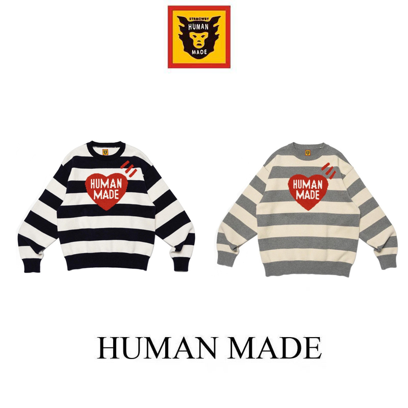 【Human Made】🇯🇵 พร้อมส่ง/ เสื้อโค้ท human made เสื้อกันหนาว สัญลักษณ์แห่งความรัก ยูนิเซ็กซ์