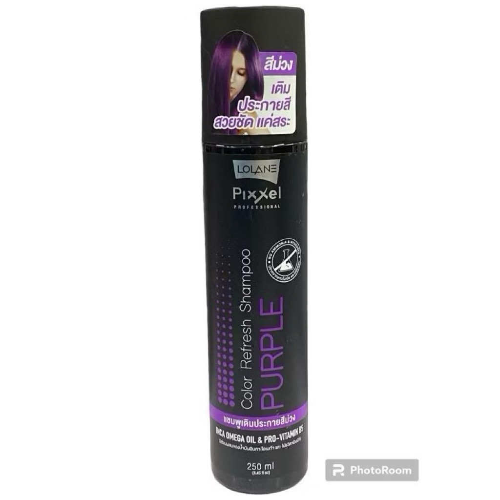 ️️️โลแลนพิกเซลคัลเลอร์รีเฟรช แชมพูเพิ่มประกายสีผมให้สวยเงางาม Lolane Pixxel Color Refresh Shampoo