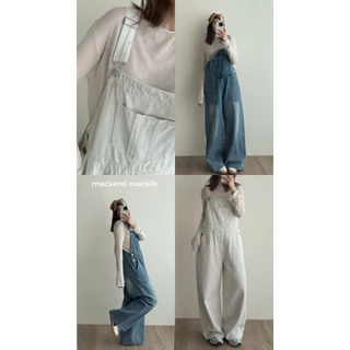 FADTHINGS : mackerel overalls 🐟 3 colors (ชุดเอี๊ยม)