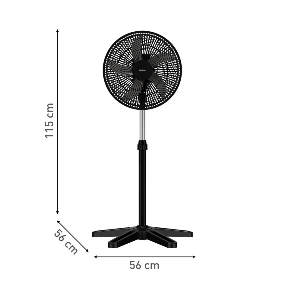 สินค้าสมนาคุณงดจัดจำหน่าย Tefal VF3110T0 TURBO ESSENTIAL Stand fan พัดลมตั้งพื้น ขนาด 16 นิ้ว รุ่น T
