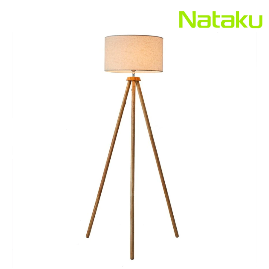Nataku โคมไฟตั้งพื้น ไฟมินิมอล โคมไฟประดับห้อง led ขั้ว E27 ไฟสว่าง ตกแต่งห้อง สวยงาม