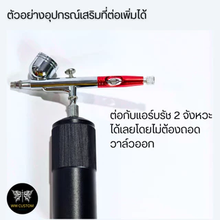 ข้อต่อแปลงหัวปั้มลมไร้สายจีน1จังหวะให้เป็นหัว1/8(1หุน)