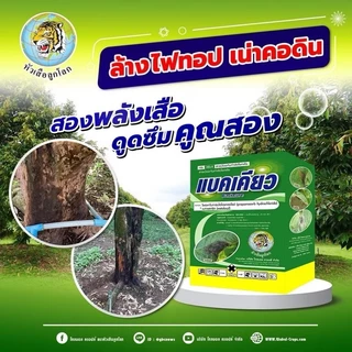 แบคเคียว 1 กิโลกรัม โพรพาโมคาร์บไฮโดรคลอไรด์+เมทาแลกซิล สารป้องกันกำจัดโรคพืช ใบไหม้ รากเน่า โคนเน่า ไฟท็อป