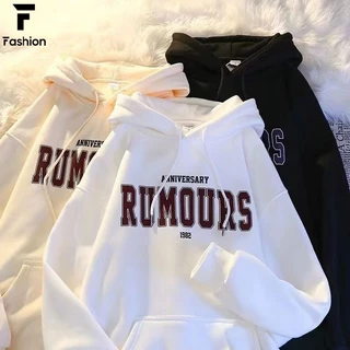 เสื้อฮู้ดผู้หญิง เสื้อแขนยาว สไตล์เกาหลี โอเวอร์ไซซ์ UNISEX