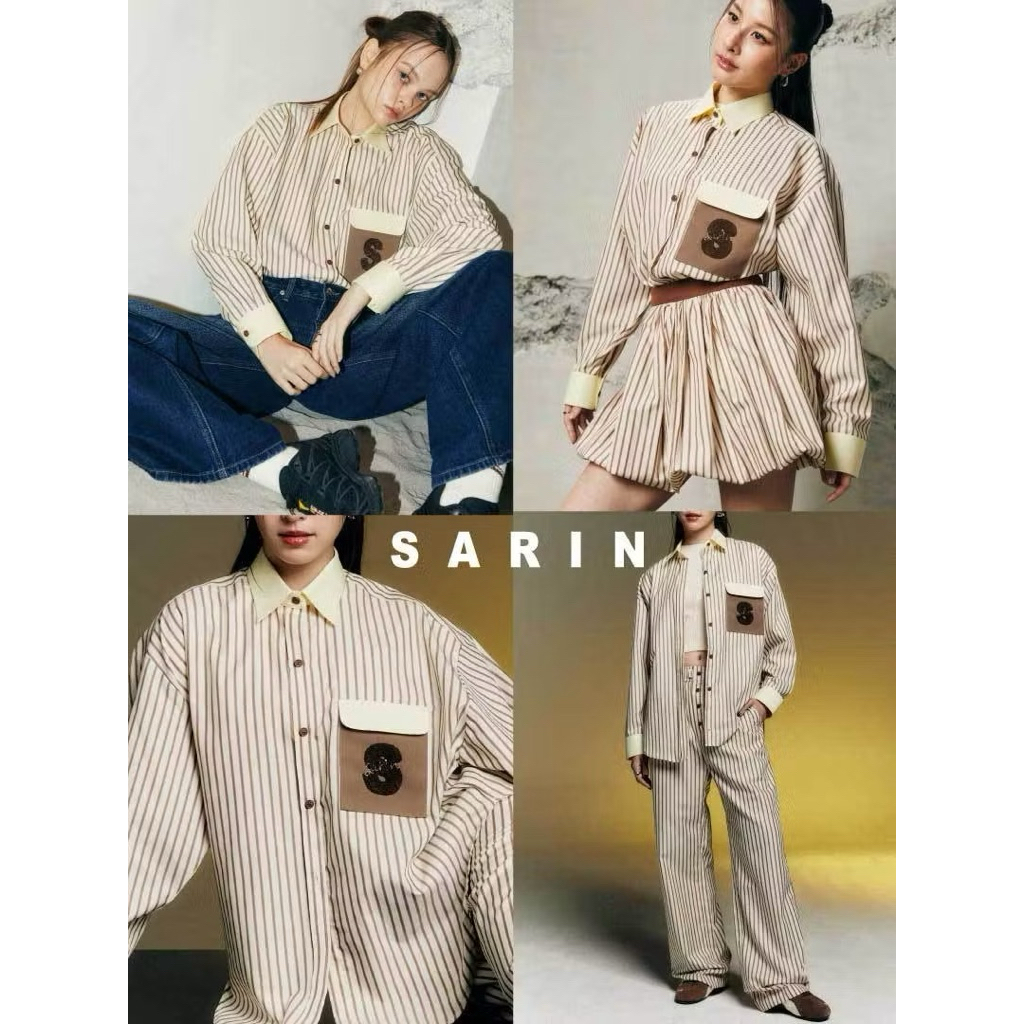 sarin puipui shirt สี chocolate mousse
