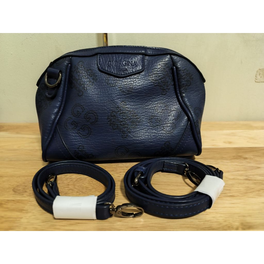 มือสอง * กระเป๋าหนังแท้ Giorgina ทรงขนมจีบ