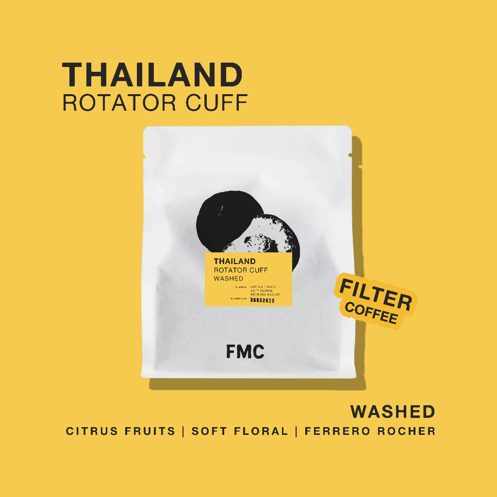 Feast Monday Coffee - เมล็ดกาแฟคั่วอ่อน Thailand Rotator Cuff (Light Roast) Washed