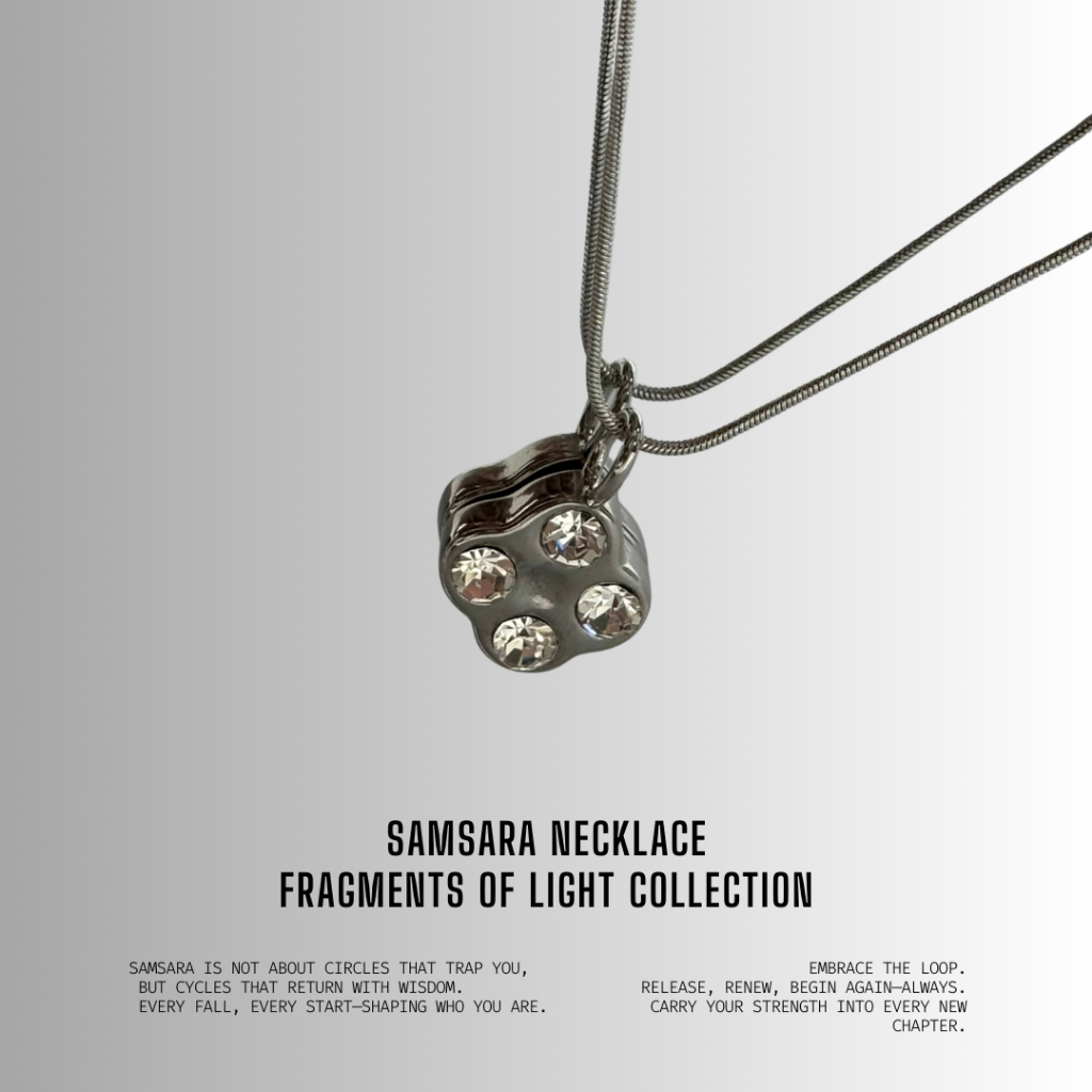 AXIS Samsara Necklace สร้อยคอจากคอลเลคชัน Fragments of Light | 316L Stainless Steel