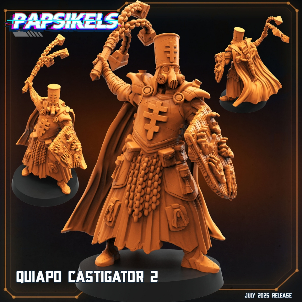 Quiapo Castigator [2] - PSK Trench Crusade | TP - Humanoid Human / 32mm scale 3D printed miniature PSK