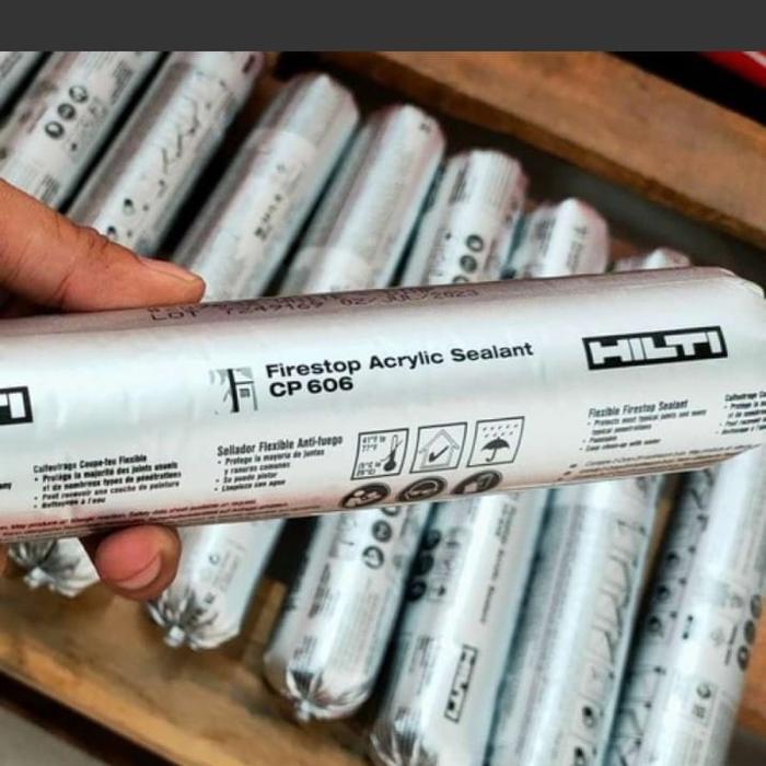 HILTI CP 606 Flexible Firestop Sealant วัตถุอุดกันรั่วอะคริลิกกันไฟ สีขาว