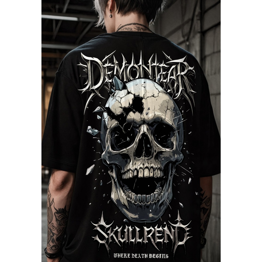 เสื้อ DemonTear " SKULLREND "