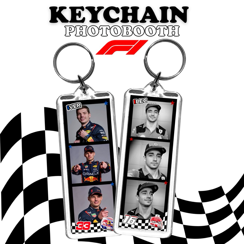 ( พร้อมส่ง ! ) พวงกุญแจ PHOTOBOOTH FORMULA 1 #f1