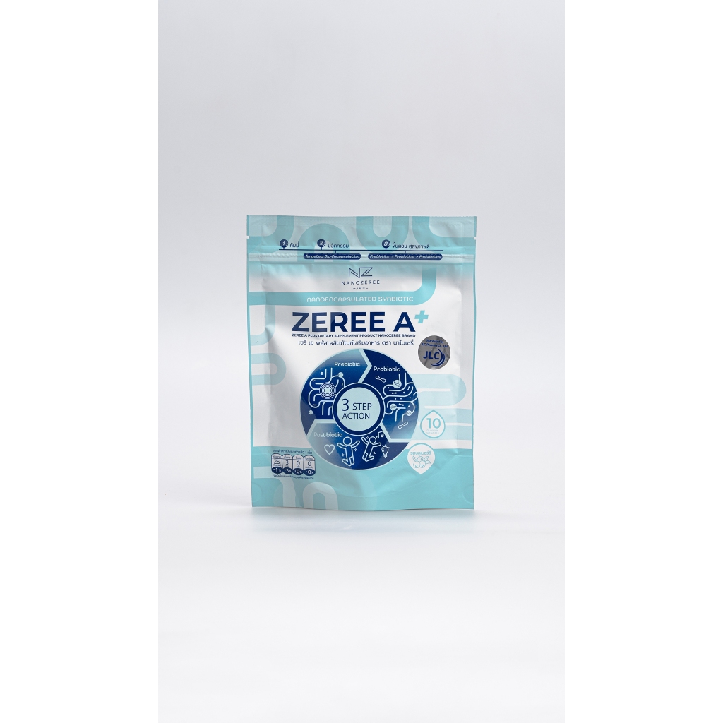 Zeree A+ ซินไบโอติกกัมมี่เยลลี่ 2-in-1 ช่วยดูแลสุขภาพลำไส้และสมอง