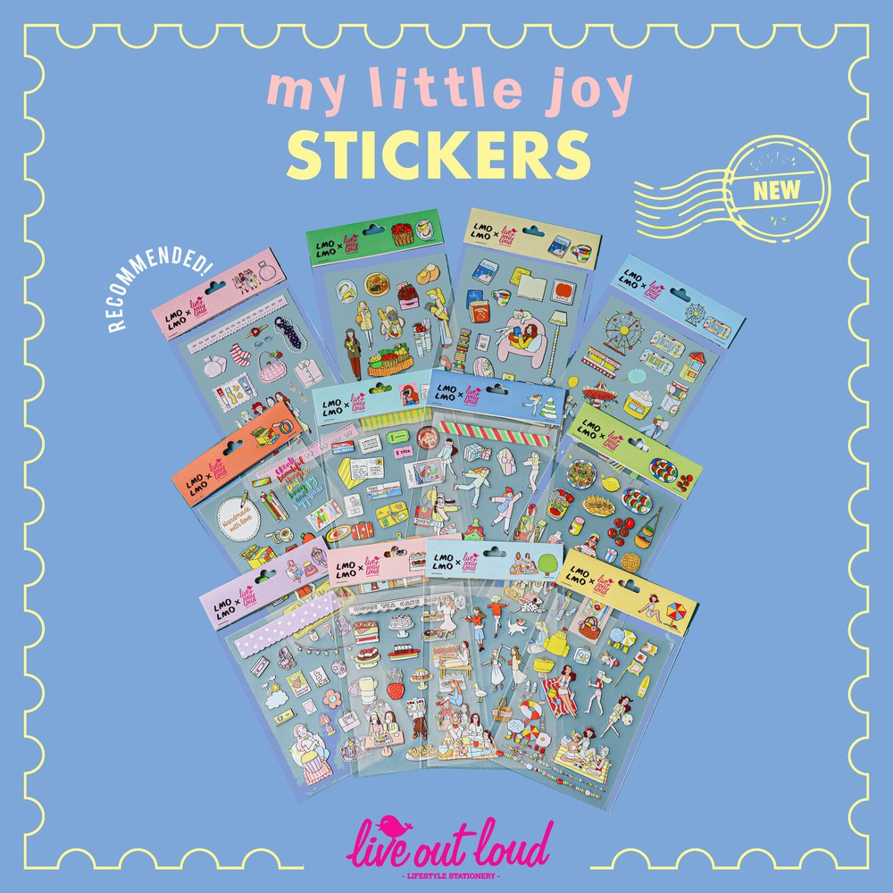 My Little Joy Sticker สติ๊กเกอร์ลายน่ารัก LMOLMOxLiveOutLoud