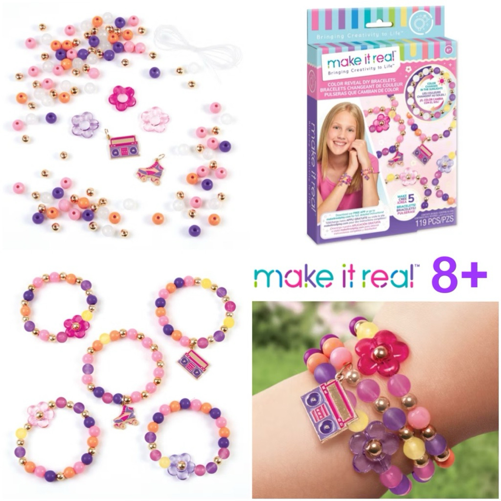 ✅ Make It Real #56 D.I.Y. เซ็ททำสร้อยลูกปัด Color Reveal DIY Bracelets ชุดเครื่องประดับDIY รุ่นคัลเลอร์ รีวีล