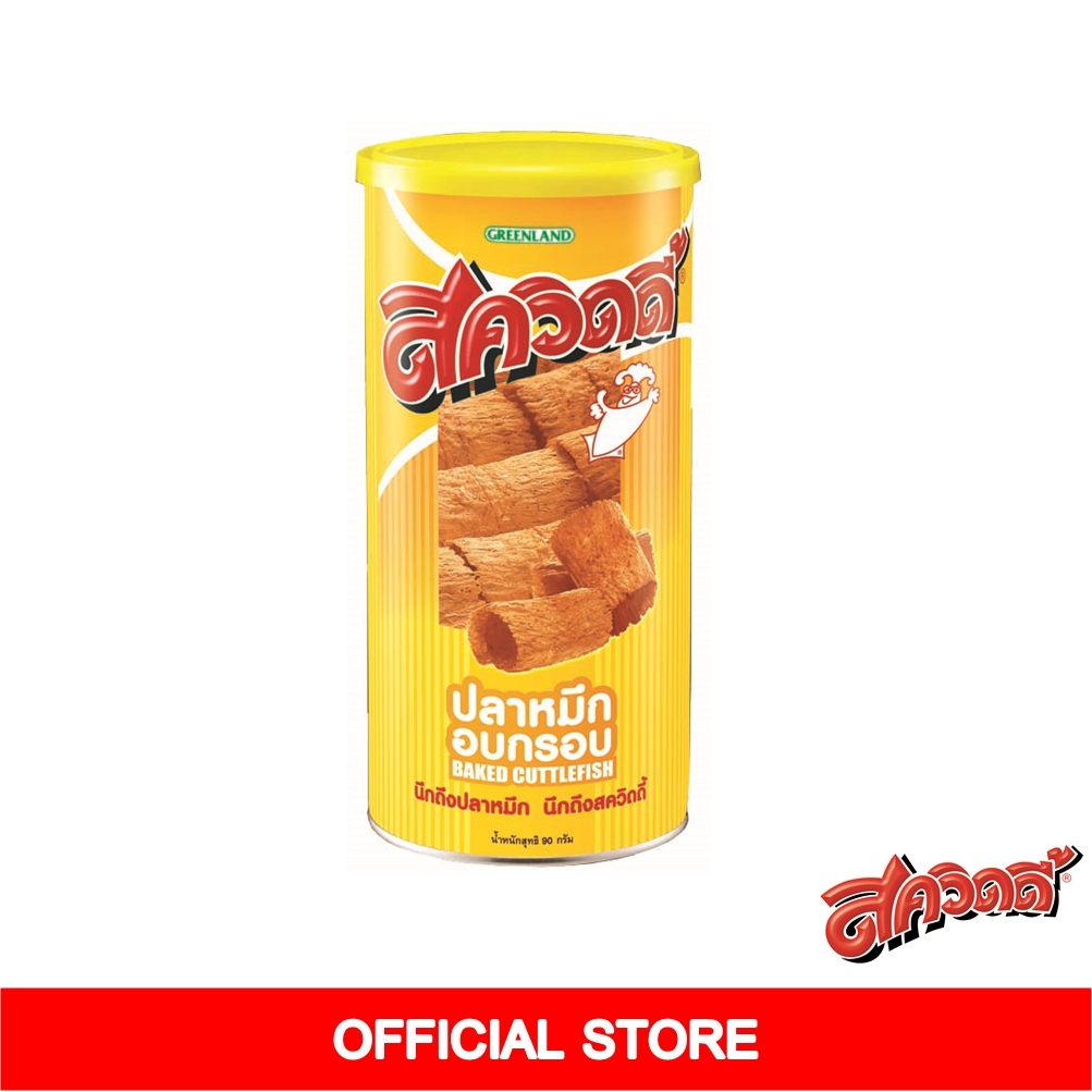 สควิดดี้ปลาหมึกอบกรอบ 90 กรัม