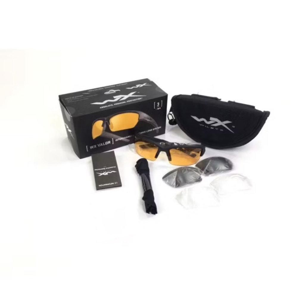 เเว่นกันเเดด Wiley X Valor 3 Lens (ไม่แถมสายคล้องแว่น)