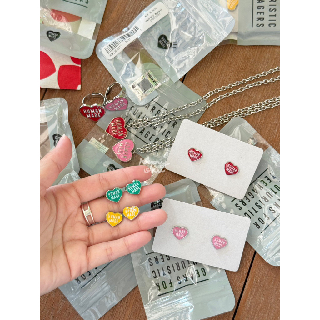 (พร้อมส่ง) human made 🇯🇵 สร้อย แหวน ต่างหู