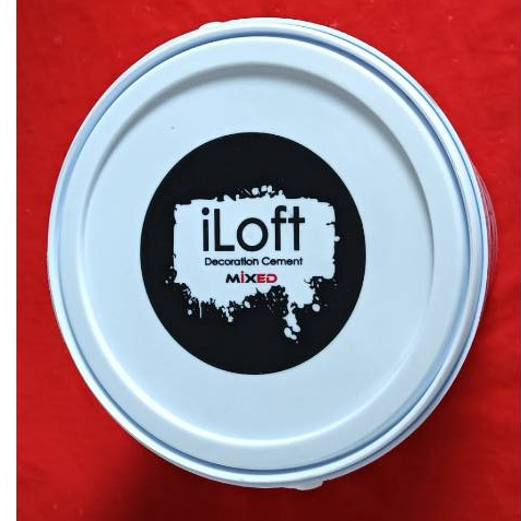 iLoft MIXED สีปูนขัดมันผสมเสร็จ พร้อมใช้งาน สี ลอฟท์ No.3 Dark สินค้าตามรูป