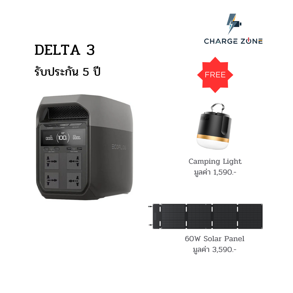 EcoFlow DELTA 3 Portable Power Station